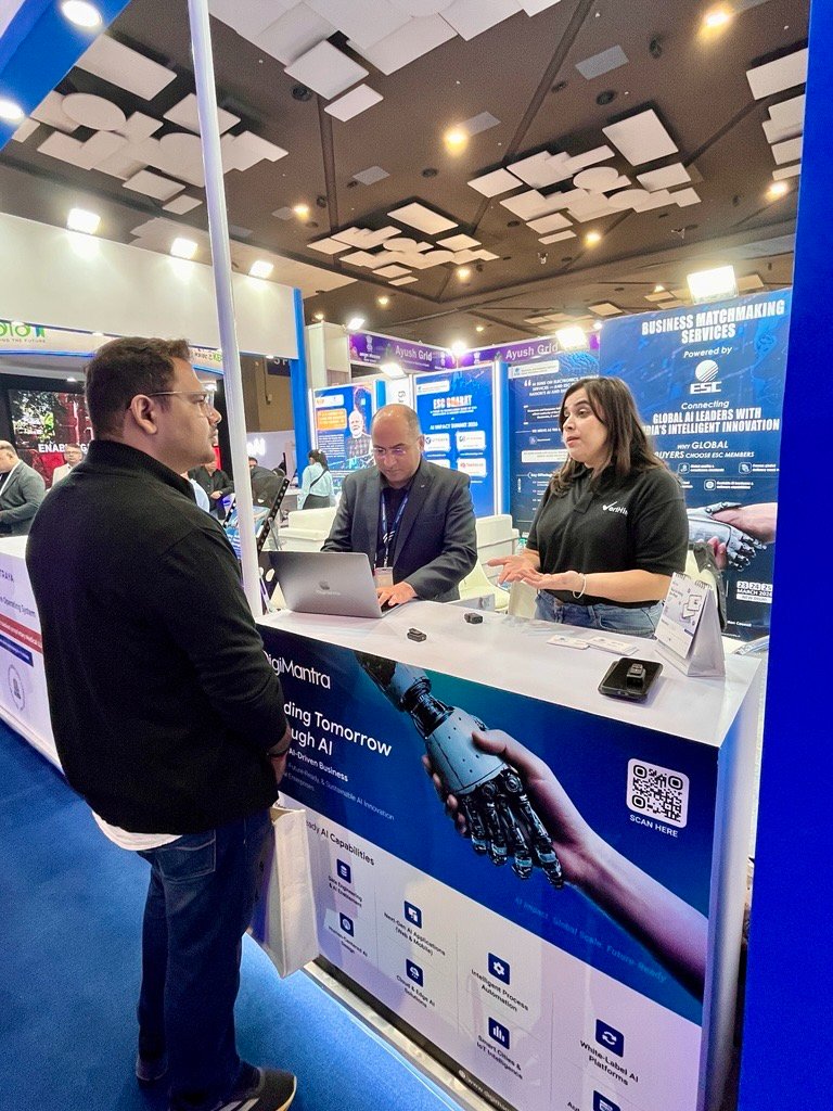 DigiMantra at AI Impact Summit Expo 2026 showcasing AI innovation and technology solutions