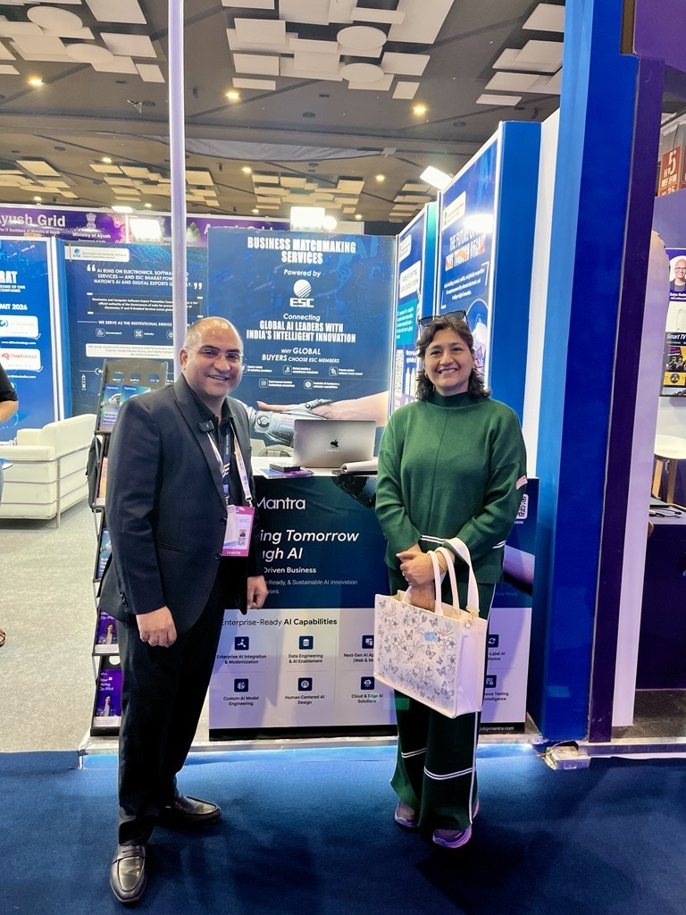 DigiMantra team at AI Impact Summit Expo 2026 focused on AI innovation